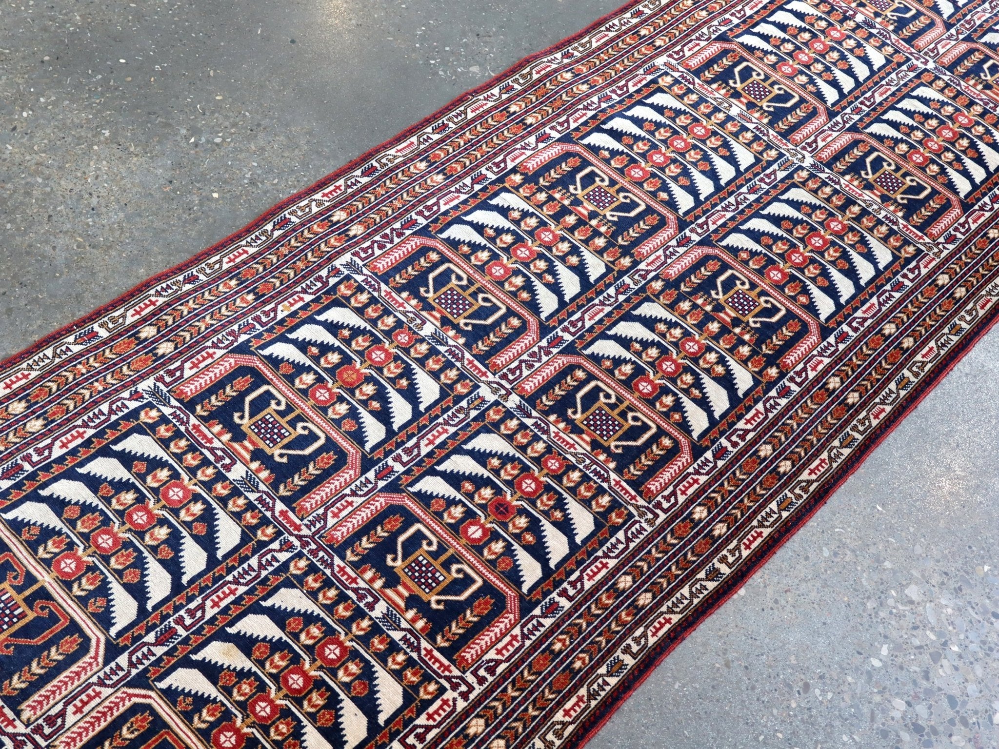 Afghan Zakini Baluch Runner Rug | 2' 9" x 12' 10" - Rug the Rock -