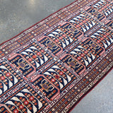 Afghan Zakini Baluch Runner Rug | 2' 9" x 12' 10" - Rug the Rock -