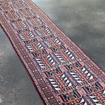 Afghan Zakini Baluch Runner Rug | 2' 9" x 12' 10" - Rug the Rock -