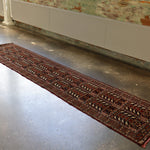 Afghan Zakini Baluch Runner Rug | 2' 9" x 12' 10" - Rug the Rock -