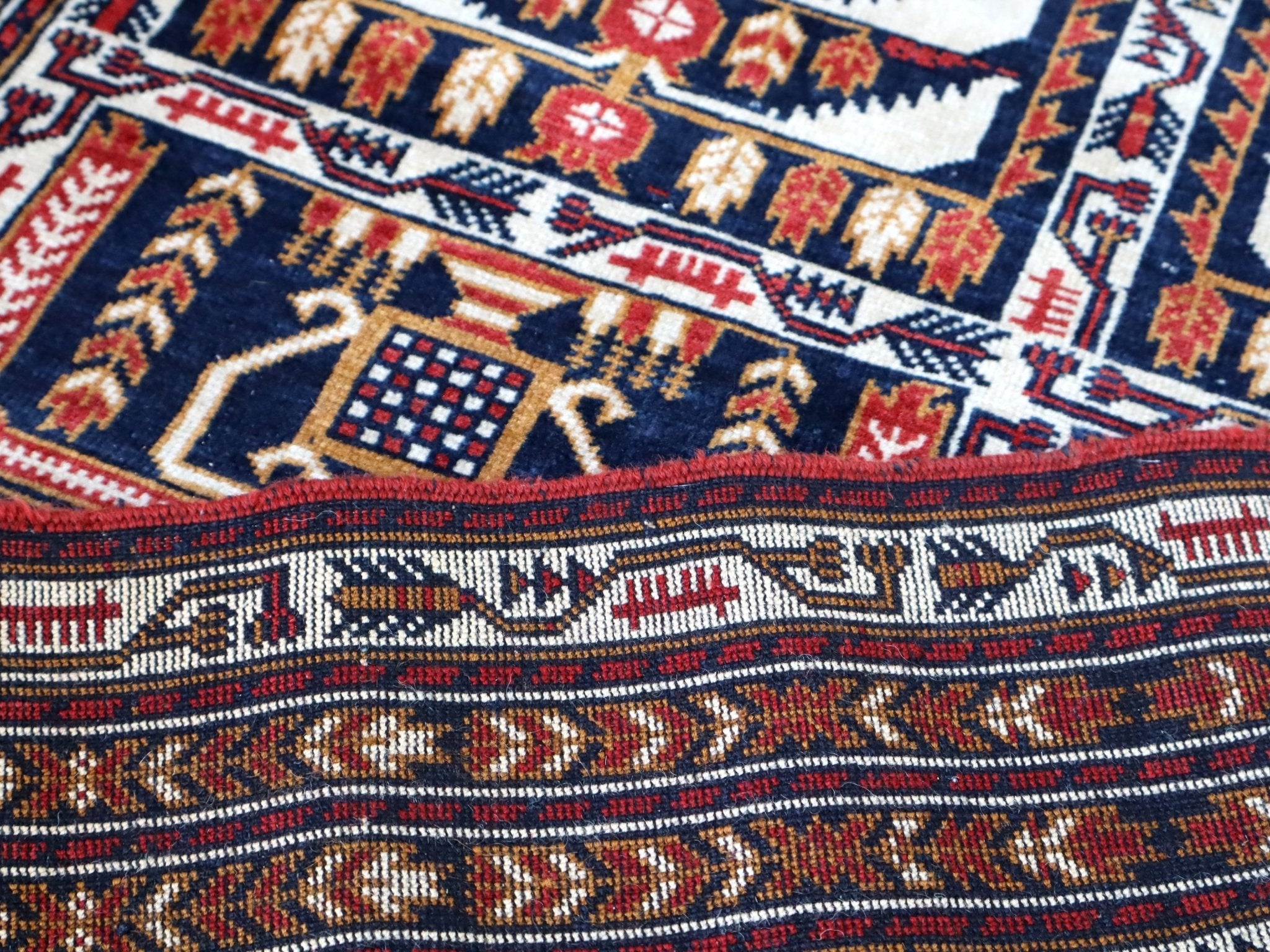 Afghan Zakini Baluch Runner Rug | 2' 9" x 12' 10" - Rug the Rock -