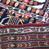 Afghan Zakini Baluch Runner Rug | 2' 9" x 12' 10" - Rug the Rock -
