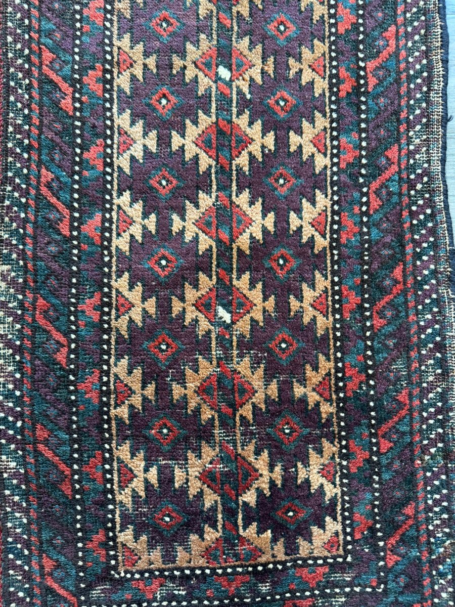 Antique Baluch Bag Face Rug | 1' 6" x 3' - Rug the Rock