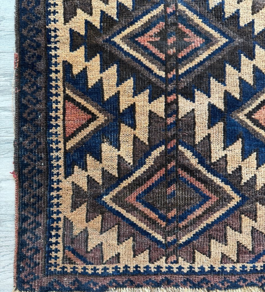 Antique Baluch Bag Face Rug | 1' 6" x 3' 2" - Rug the Rock