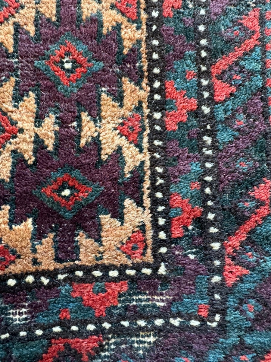 Antique Baluch Bag Face Rug | 1' 6" x 3' - Rug the Rock