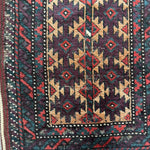 Antique Baluch Bag Face Rug | 1' 6" x 3' - Rug the Rock