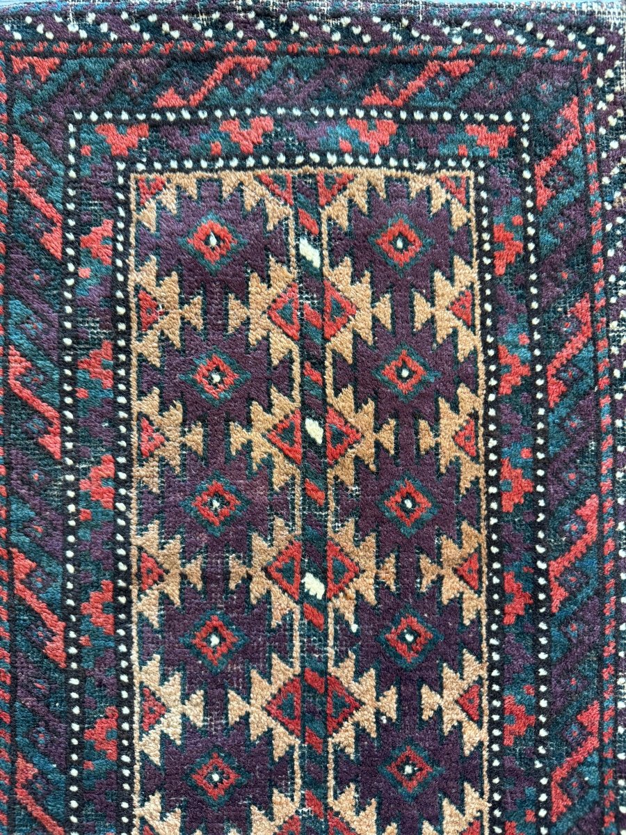 Antique Baluch Bag Face Rug | 1' 6" x 3' - Rug the Rock