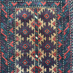 Antique Baluch Bag Face Rug | 1' 6" x 3' - Rug the Rock