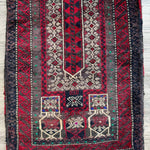 Antique Baluch Saddlebag | 1' 8" x 3' 9" - Rug the Rock