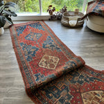 Antique Bidjar Runner Rug | 3' 3" x 14' 1" - Rug the Rock