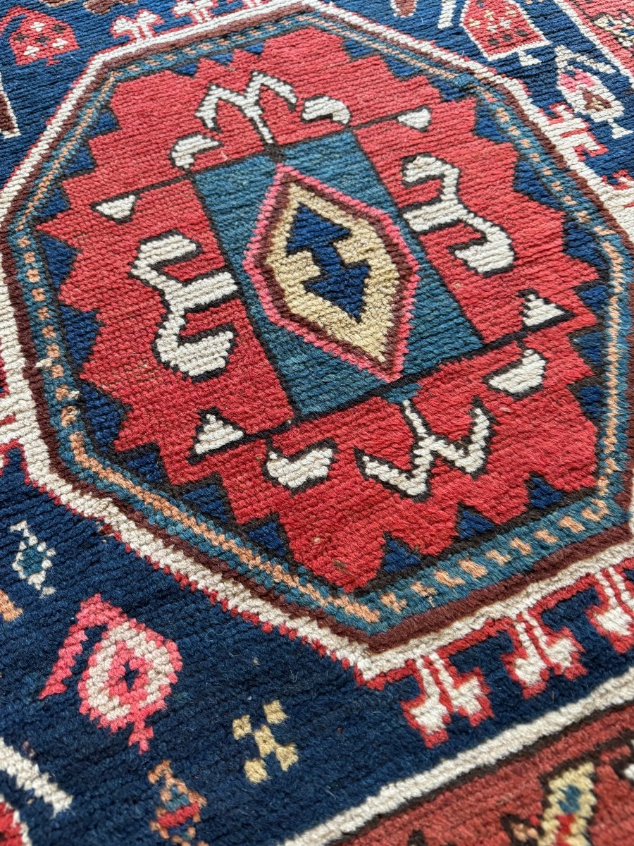 Antique Caucasian Kazak Rug | 3' 9" x 9' 6" - Rug the Rock