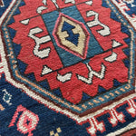 Antique Caucasian Kazak Rug | 3' 9" x 9' 6" - Rug the Rock