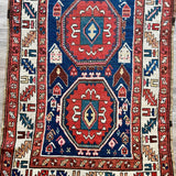 Antique Caucasian Kazak Rug | 3' 9" x 9' 6" - Rug the Rock