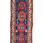 Antique Caucasian Kazak Rug | 3' 9" x 9' 6" - Rug the Rock