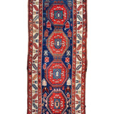 Antique Caucasian Kazak Rug | 3' 9" x 9' 6" - Rug the Rock