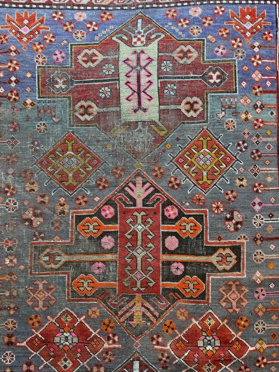 Antique Caucasian Kazak Rug | 5' 1" x 8' 10" - Rug the Rock