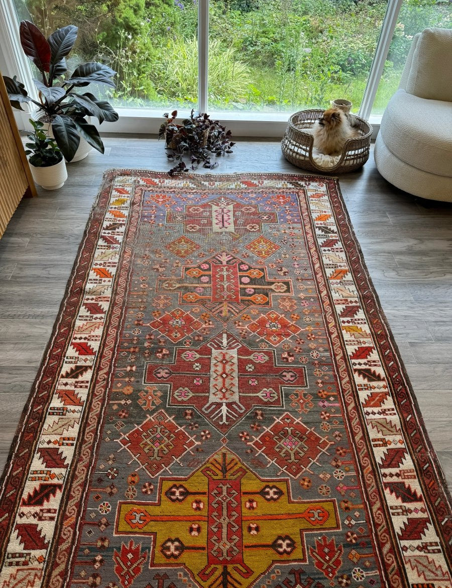 Antique Caucasian Kazak Rug | 5' 1" x 8' 10" - Rug the Rock