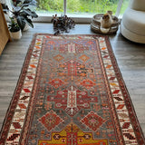 Antique Caucasian Kazak Rug | 5' 1" x 8' 10" - Rug the Rock