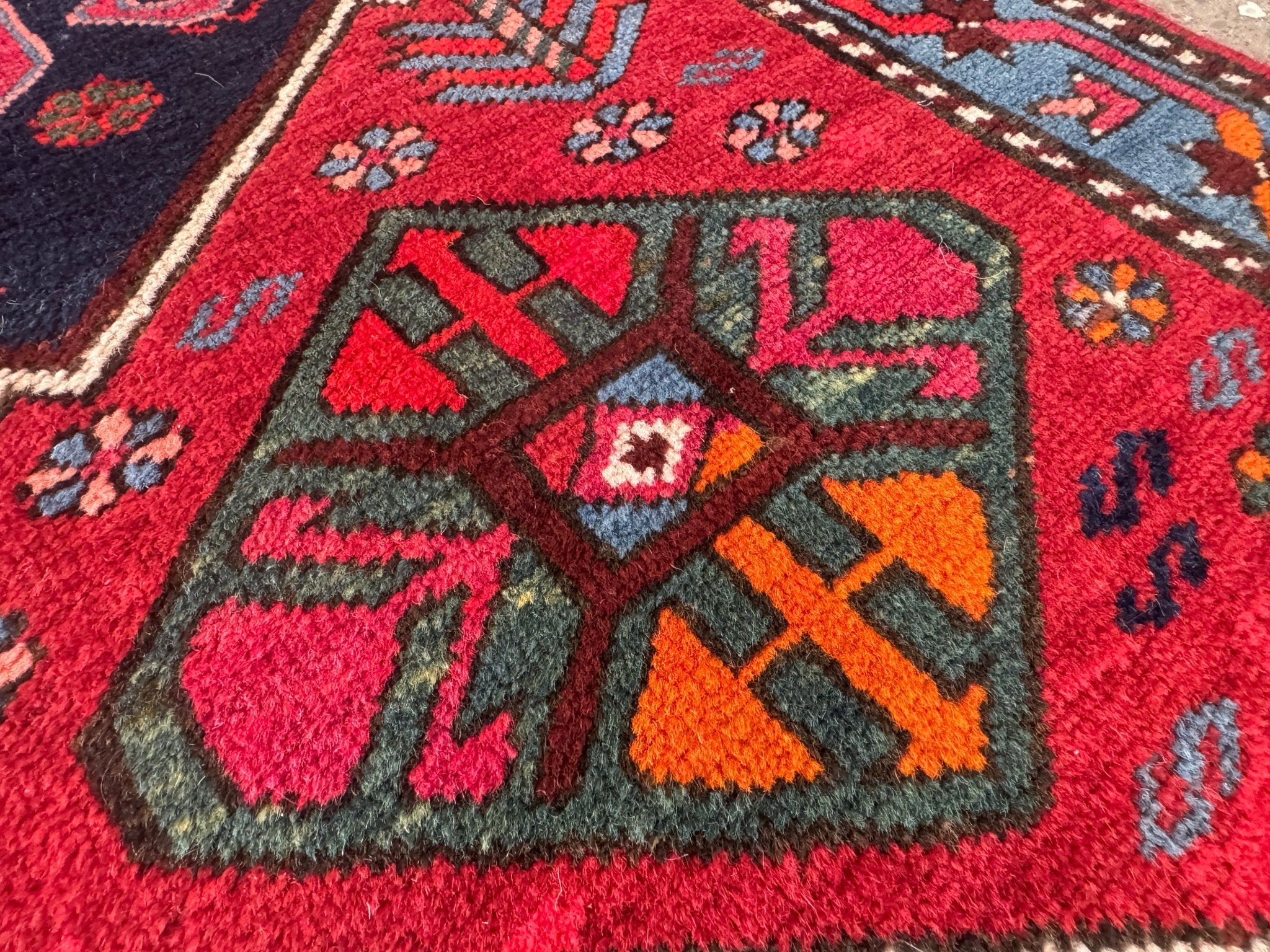 Antique Cloud band Karabagh Runner | 9' x 3' 4" - Rug the Rock - availablecaucasian rugsRunner Rug