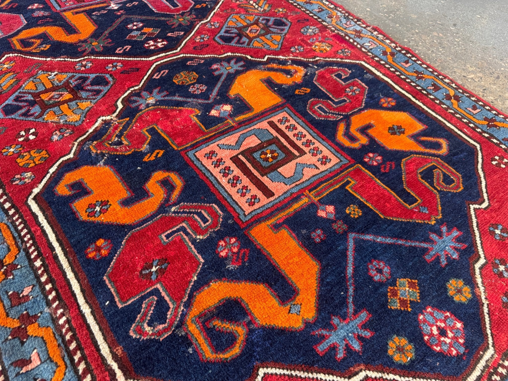 Antique Cloud band Karabagh Runner | 9' x 3' 4" - Rug the Rock - availablecaucasian rugsRunner Rug