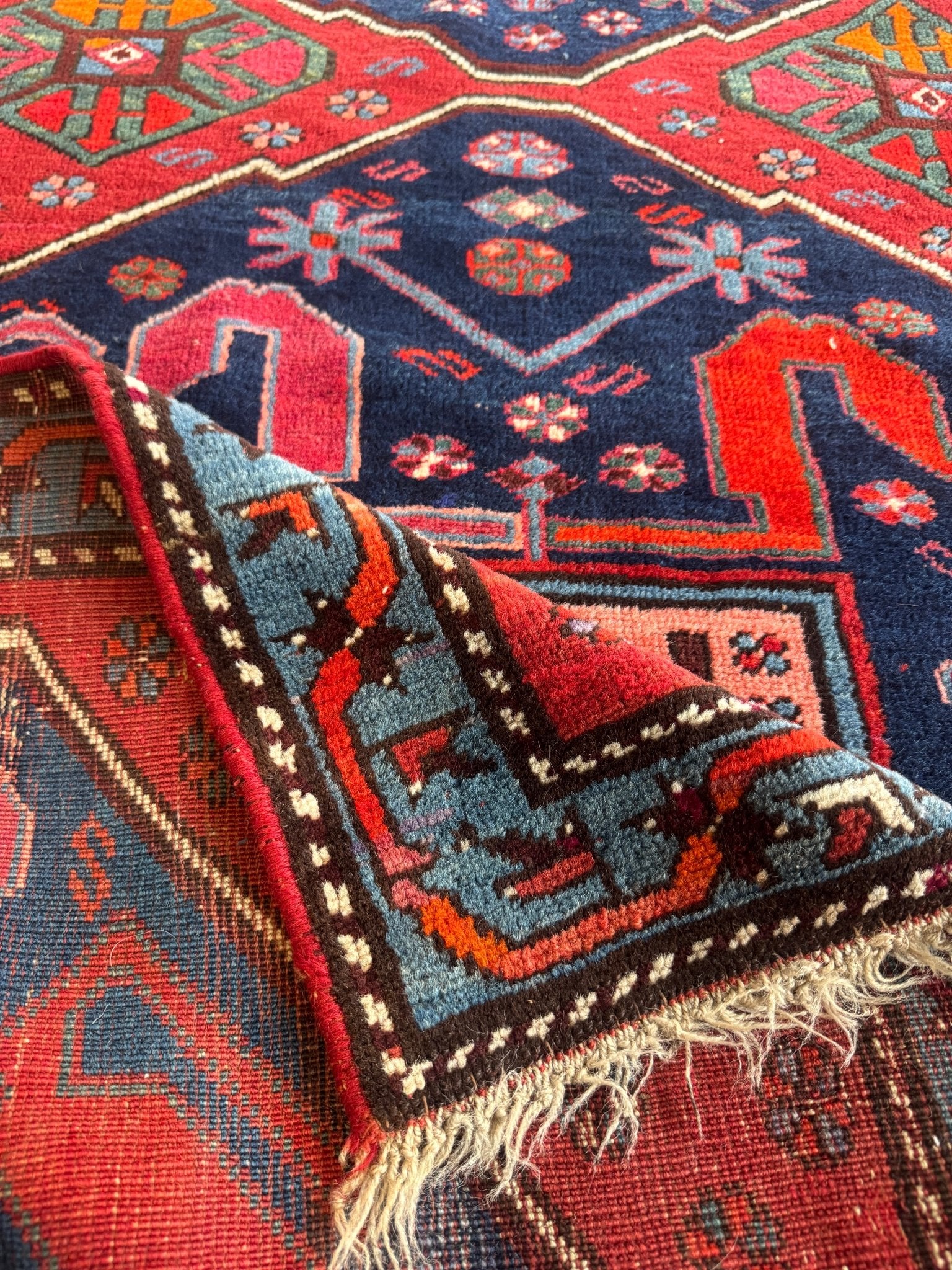 Antique Cloud band Karabagh Runner | 9' x 3' 4" - Rug the Rock - availablecaucasian rugsRunner Rug