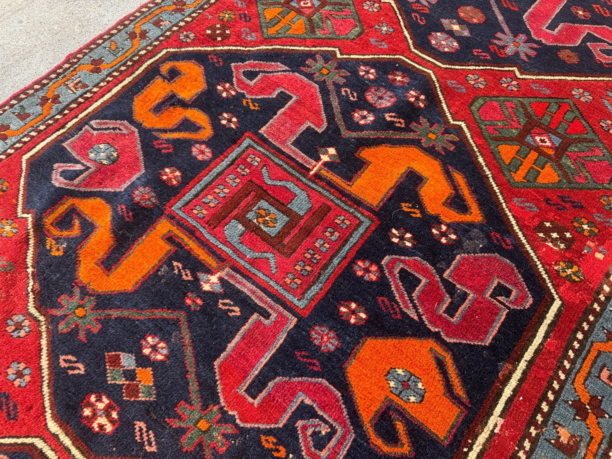 Antique Cloud band Karabagh Runner | 9' x 3' 4" - Rug the Rock - availablecaucasian rugsRunner Rug