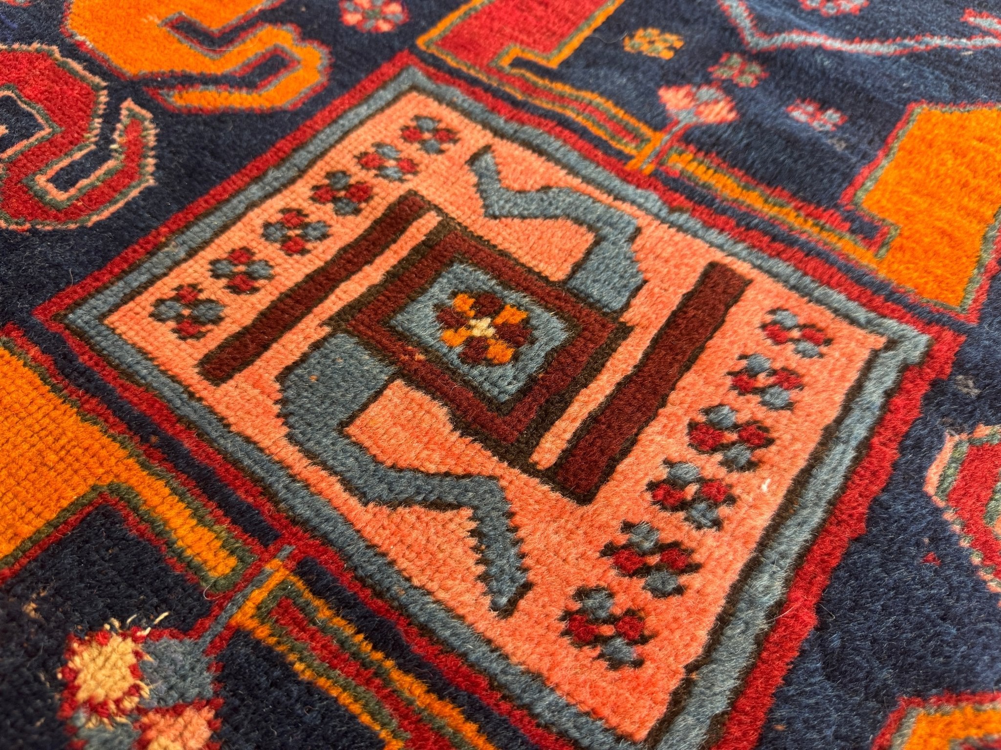 Antique Cloud band Karabagh Runner | 9' x 3' 4" - Rug the Rock - availablecaucasian rugsRunner Rug