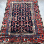 Antique Persian Bakhtiari Rug | 5' x 7’ 4" - Rug the Rock - Afshar RugsavailableMedium Rugs | 3' 6' x 4' x 7'
