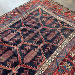Antique Persian Bakhtiari Rug | 5' x 7’ 4" - Rug the Rock - Afshar RugsavailableMedium Rugs | 3' 6' x 4' x 7'