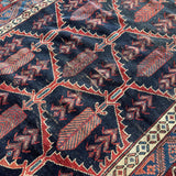 Antique Persian Bakhtiari Rug | 5' x 7’ 4" - Rug the Rock - Afshar RugsavailableMedium Rugs | 3' 6' x 4' x 7'