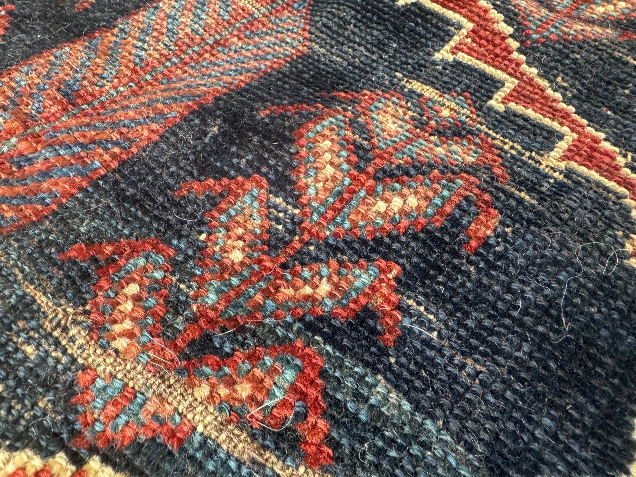 Antique Persian Bakhtiari Rug | 5' x 7’ 4" - Rug the Rock - Afshar RugsavailableMedium Rugs | 3' 6' x 4' x 7'