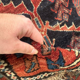 Antique Persian Bakhtiari Rug | 5' x 7’ 4" - Rug the Rock - Afshar RugsavailableMedium Rugs | 3' 6' x 4' x 7'