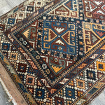 Antique Shahsavan Runner Rug | 3' 5" x 9' 6" - Rug the Rock