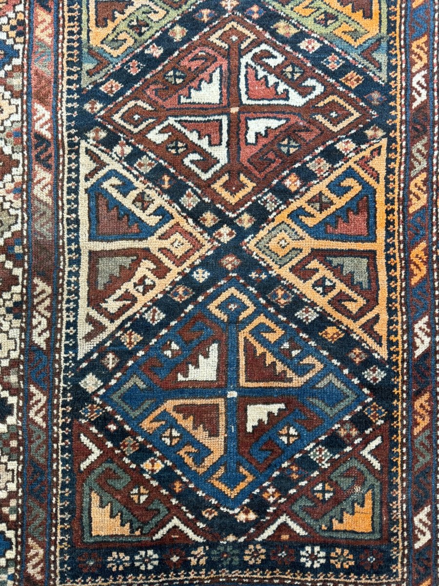 Antique Shahsavan Runner Rug | 3' 5" x 9' 6" - Rug the Rock