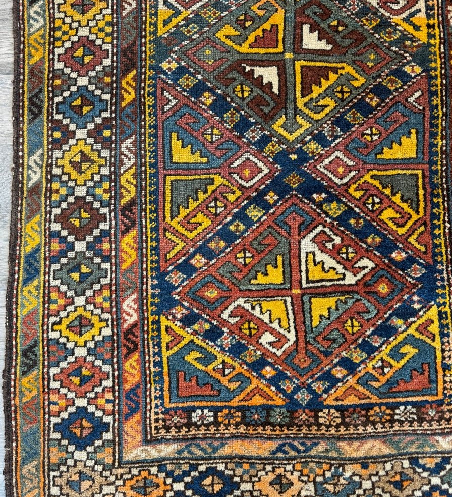 Antique Shahsavan Runner Rug | 3' 5" x 9' 6" - Rug the Rock