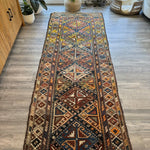 Antique Shahsavan Runner Rug | 3' 5" x 9' 6" - Rug the Rock