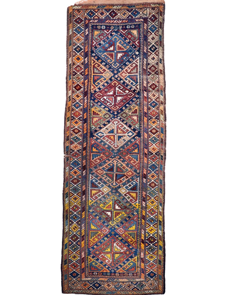 Antique Shahsavan Runner Rug | 3' 5" x 9' 6" - Rug the Rock - antique rugsHeritagePersian Rug