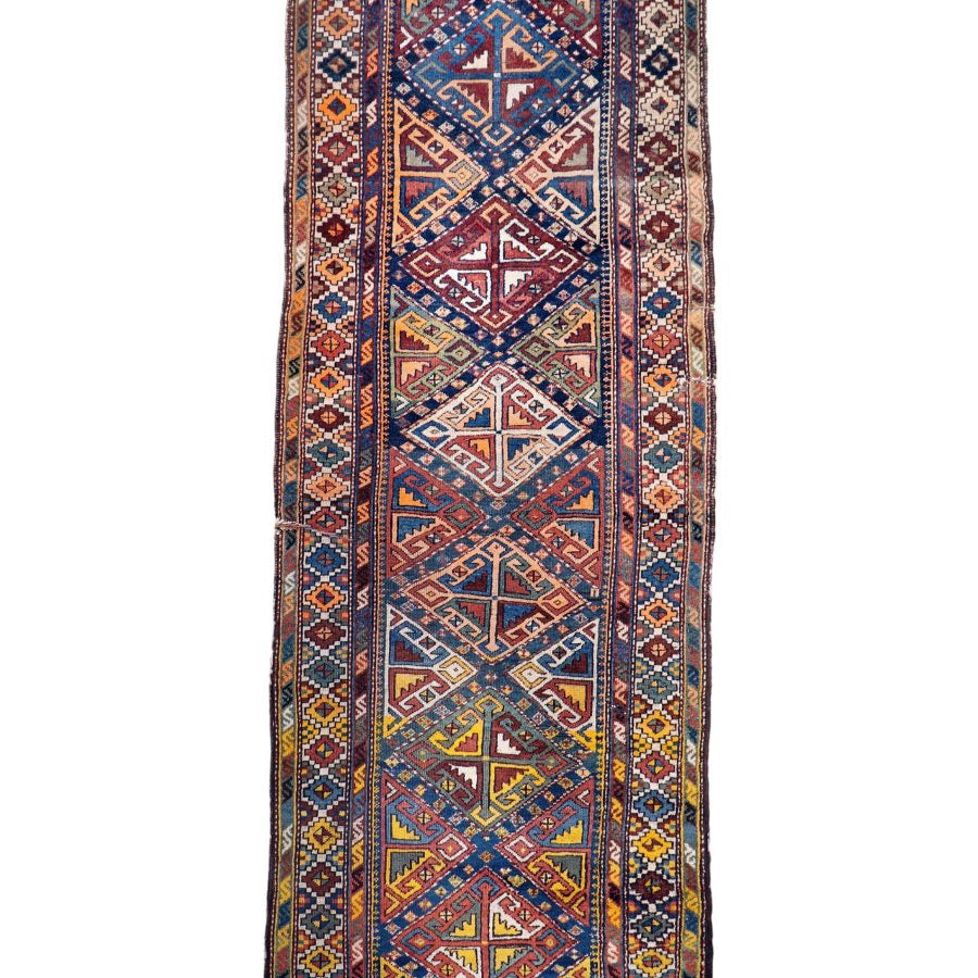 Antique Shahsavan Runner Rug | 3' 5" x 9' 6" - Rug the Rock - antique rugsHeritagePersian Rug
