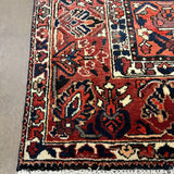 Bakhtiari Rug — Garden Panels in Rust & Indigo | 9'9" × 12'2" - Rug the Rock - availableBakhtiariHand-knotted