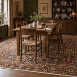 Bakhtiari Rug — Garden Panels in Rust & Indigo | 9'9" × 12'2" - Rug the Rock - availableBakhtiariHand-knotted