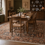 Bakhtiari Rug — Garden Panels in Rust & Indigo | 9'9" × 12'2" - Rug the Rock - availableBakhtiariHand-knotted