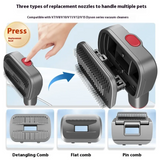 Full Series Pet Shaver Comb Suit with Hair Suction Head for Dogs and Cats Rug the Rock