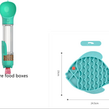 Silicone Slow Food Plate for Dogs and Pets Rug the Rock
