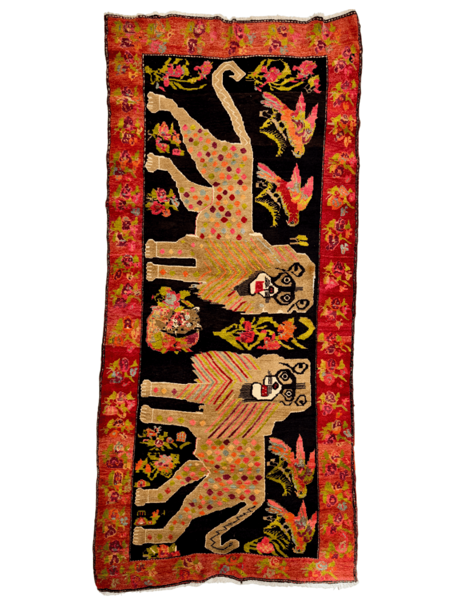 Caucasian Karabakh Rug | 4' 5" x 9' 8" - Rug the Rock - 5 x 86 x 97 x 10