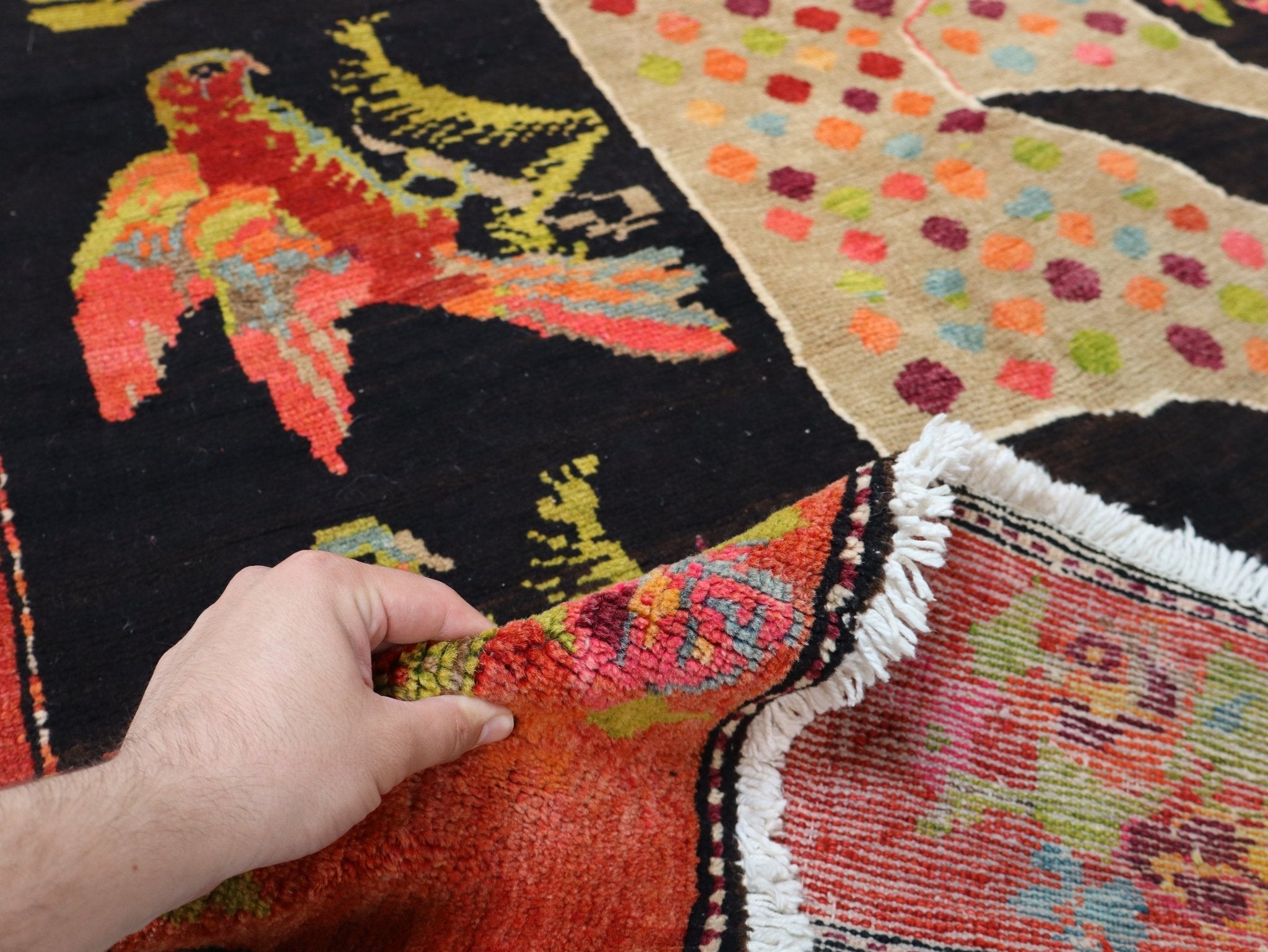 Caucasian Karabakh Rug | 4' 5" x 9' 8" - Rug the Rock - 5 x 86 x 97 x 10