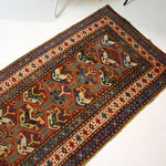 Caucasian Karabakh Runner Rug | 3' 1" x 11' 3" - Rug the Rock - multicolor colorRunner Rugyellow color