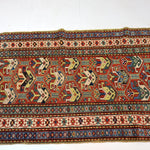 Caucasian Karabakh Runner Rug | 3' 1" x 11' 3" - Rug the Rock - multicolor colorRunner Rugyellow color