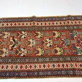 Caucasian Karabakh Runner Rug | 3' 1" x 11' 3" - Rug the Rock - multicolor colorRunner Rugyellow color