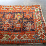 Caucasian Kazak Runner Rug | 3' 11" x 8' 10" - Rug the Rock - available
