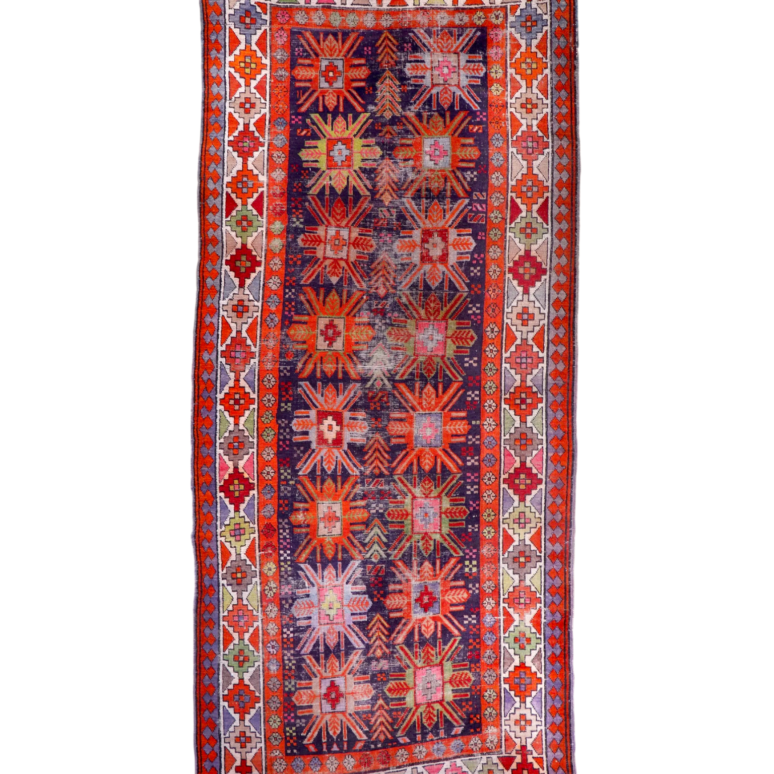 Caucasian Kazak Runner Rug | 3' 11" x 8' 10" - Rug the Rock - available